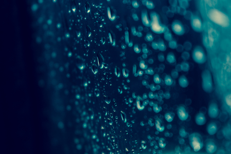 Drops. Raindrops on the car window. Macro.の写真素材