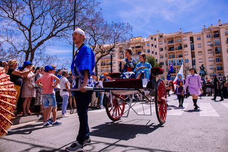 25th INTERNATIONAL VILLAGES FAIR in Fuengirola. The multicultural parade, in which all the...