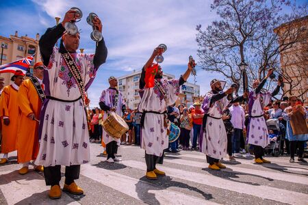 25th INTERNATIONAL VILLAGES FAIR in Fuengirola. The multicultural parade, in which all the...
