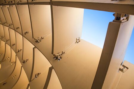 Abstract construction Metropol Parasol. Modern architecture on Plaza de la Encarnacion, Seville, Andalusia, Spain.の写真素材