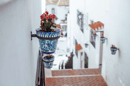 Decoration. Details of the decoration of the city of Mijas.の写真素材