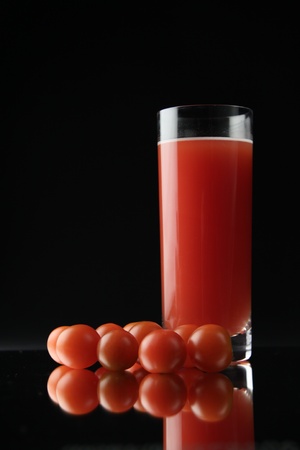 Cherry tomato juiceの写真素材