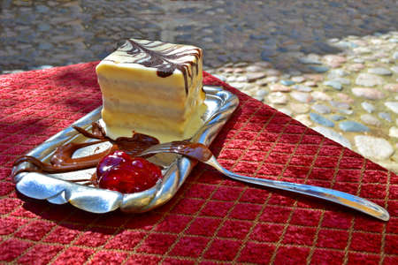 tiramisu cakeの写真素材