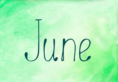 Green abstract aquarelle texture background. Watercolor gradientの写真素材