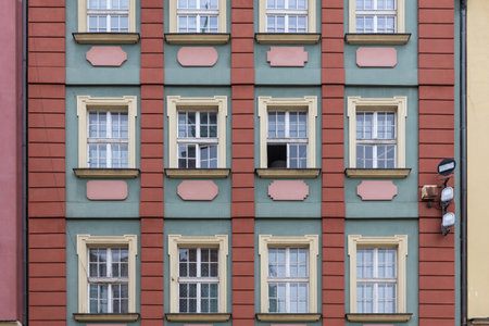 Architecture of the Old Town of Wroclaw, Poland