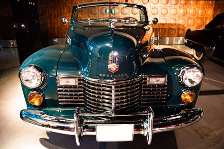 1941 cadillac series 62 convertible - Retro car stands in an exhibition at museumのeditorial素材