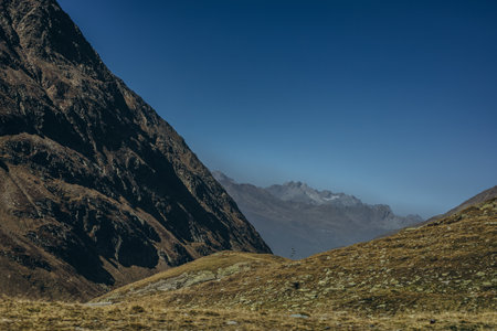 Austrian Alps, hiking and holidaysの写真素材