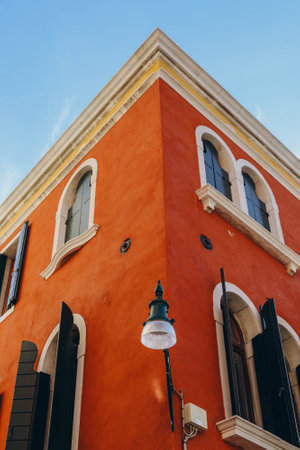 Venice, Italy - april 2,2023: Venice Grand Canal, tourists riding gondolasのeditorial素材