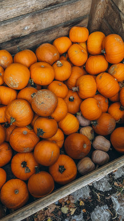 a large white pumpkin against the background of bright multi-colored pumpkins