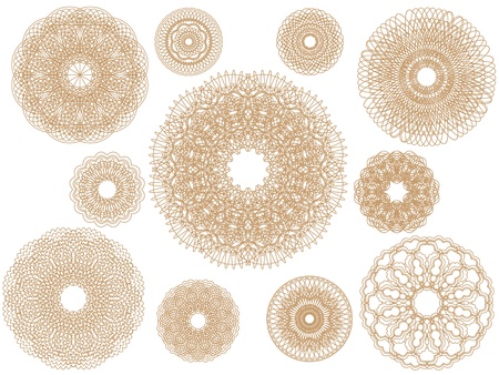 set of 11 design elementsのイラスト素材