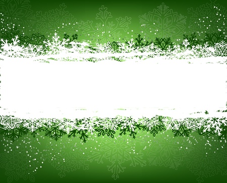 Green winter backgroundのイラスト素材