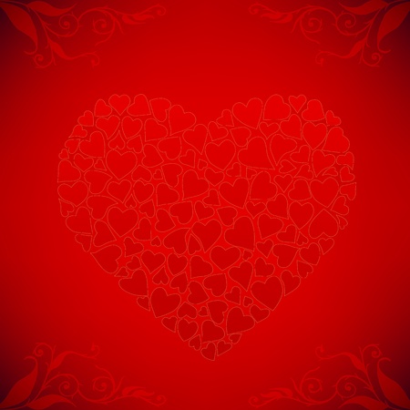 Valentine' s day backgroundのイラスト素材