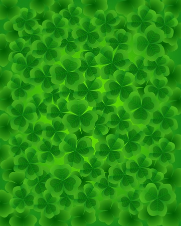 St. Patrick day background with  clovers のイラスト素材