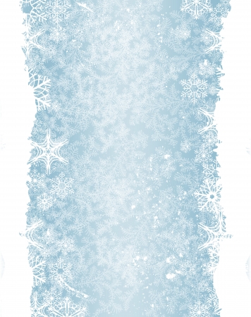  Christmas background with snowflake borderのイラスト素材