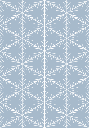 Seamless pattern with snowflakes. Winter illustration.