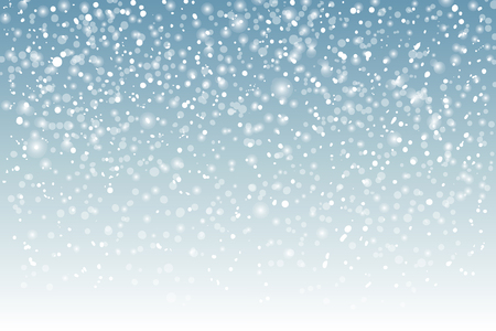 Winter background with falling snow and space for text,のイラスト素材