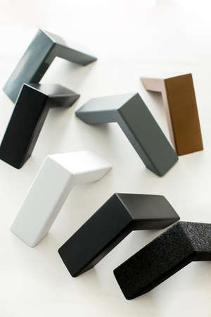 Samples of metal corners - a set of metal structures for the manufacture of furniture, tables,...