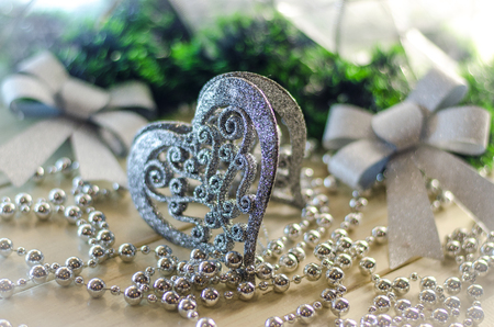 festive light new year and christmas backgroundの写真素材