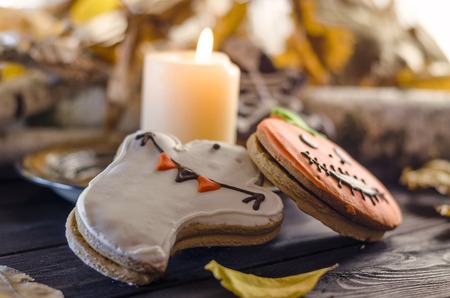 ugly cookies for the autumn holiday halloween