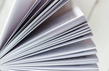 Paper book pages, abstraction as a backgroundの写真素材