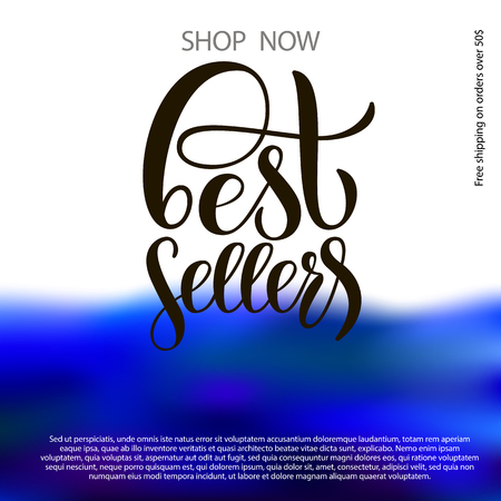 Hand sketched lettering typography for webpage. Promotional banner for market, store, catalogのイラスト素材