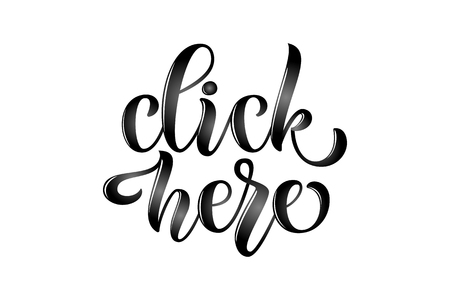 Hand sketched lettering typography for webpage, internet site of women clothes, flowers, souvenirs, accessories, shoes. Illustration EPS 10 for blog icon. Promotional banner for market, store, catalogのイラスト素材