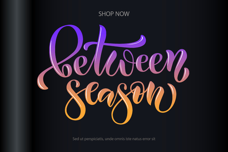 Hand drawn vector typography lettering poster for label, magazine, blogger, ad, shop, calligraphy logotype, text souvenir, clothes line, fashion, blogging, advertisement, greeting card, motivationのイラスト素材