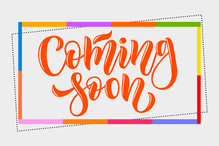 Hand drawn vector calligraphy text poster for promotion, new collection, women internet website. Concept of advertising for girl shop of clothes, accessories, shoes, watches, bags, souvenirs, flowersのイラスト素材