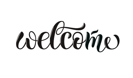 Drawn art calligraphy of logotype for blogger, email marketing, woman internet site, webpage of internet shop, banner, poster. Drawn art sign for girl business, store, sale, background, template, infoのイラスト素材