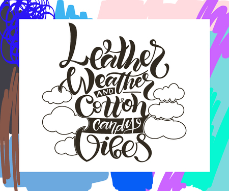 Calligraphy text for t-shirt women design, feminine internet shop. Curve lettering for original collection, fashion brand. Hand sketched banner, print or decor for souvenir goods, phone case, labelのイラスト素材
