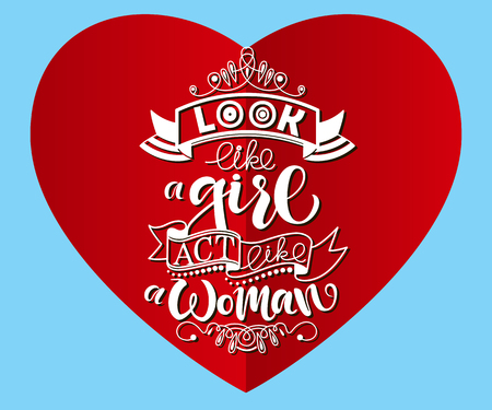 Calligraphy text for t-shirt women design, feminine internet shop. Curve lettering for original collection, fashion brand. Hand sketched banner, print or decor for souvenir goods, phone case, labelのイラスト素材