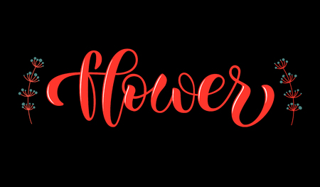 Vector calligraphy lettering for online website, web page, internet site, blog icon. illustration EPS 10. Drawn art sign, print, card for shop, catalog, print, label, logotype, email template, bookletのイラスト素材