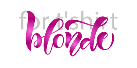 Calligraphy text for t-shirt women design, feminine internet shop. Curve lettering for original collection, fashion brand. Hand sketched banner, print or decor for souvenir goods, phone case, labelのイラスト素材