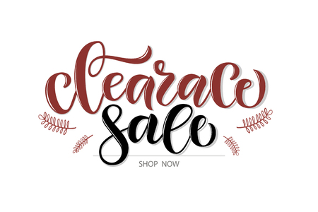 Hand drawn promotional design for banner on website, clothes store. Drawn art sign. Art illustration of logotype for sale, give away, discount,sell out, clearance, closeout, fashion, souvenir, shopのイラスト素材