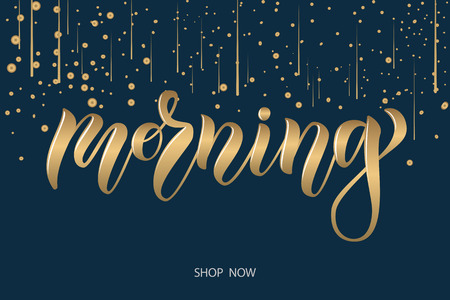 Vector banner on background as logotype, badge, icon, feminine modern calligraphy. Concept event advertising, discount card, female clothes, internet women shop. Drawn art sign. Lettering typographyのイラスト素材