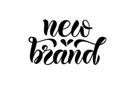 Vector illustration of lettering poster, logotype, text for clothes shop, catalog, collection, ad, special offer, accessories web site, item page. Banner for homepage, email, print, element of designのイラスト素材