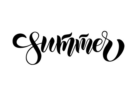 Calligraphy text for t-shirt women design, feminine internet shop. Curve lettering for original collection, fashion brand. Hand sketched banner, print or decor for souvenir goods, phone case, labelのイラスト素材
