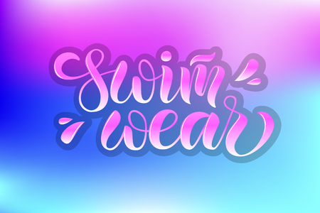 Drawn art vector calligraphy logotype for women internet site of clothes, blog icon, advertisement of promotion, modern concept for poster, card, design,template for girlie beauty web page,email offerのイラスト素材