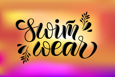 Drawn art vector calligraphy logotype for women internet site of clothes, blog icon, advertisement of promotion, modern concept for poster, card, design,template for girlie beauty web page,email offerのイラスト素材