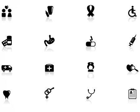 Healthcare and medicine setのイラスト素材