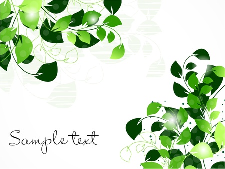Abstract floral background with place for your textのイラスト素材