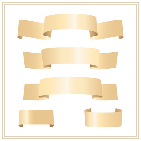 scrolled paper with place for your textのイラスト素材