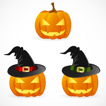 halloween pumpkinsのイラスト素材