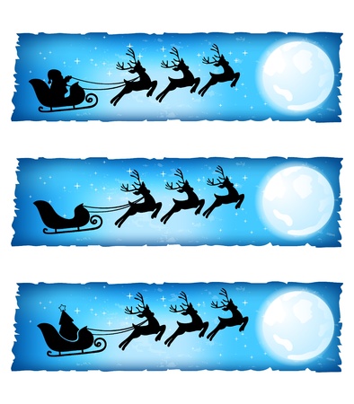 christmas bannersのイラスト素材