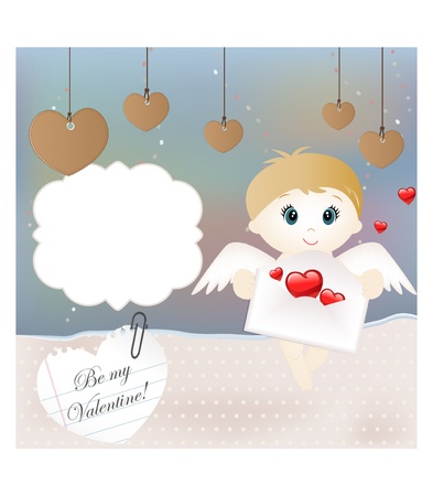 Valentine cardのイラスト素材