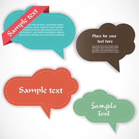 Speech bubblesのイラスト素材