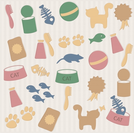 Cat patternのイラスト素材