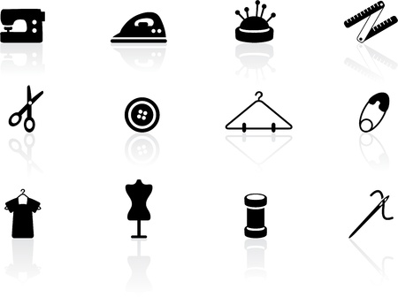 Sewing symbolsのイラスト素材