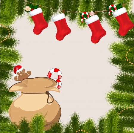 Christmas cardのイラスト素材