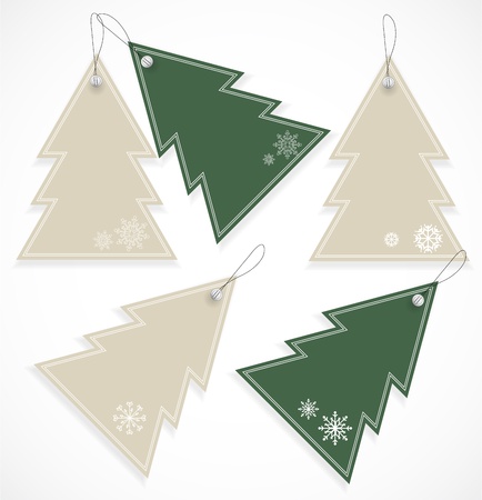 Christmas tagsのイラスト素材